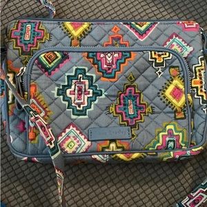 Vera Bradley Signature Print Iconic RFID Little Hipster Crossbody Bag